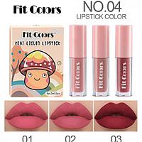 Set de 3 Rouges à Lèvres Waterproof, Ensemble Mini Kit de Gloss